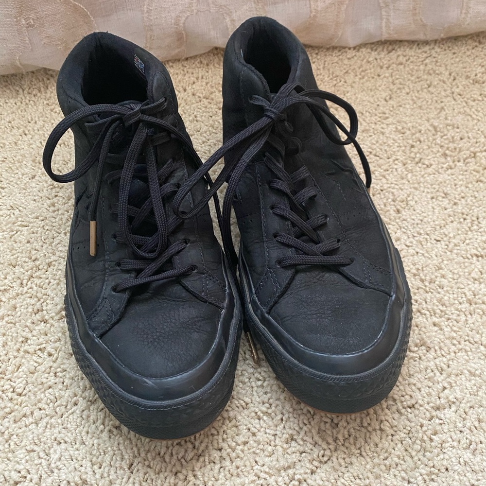 MEN'S CONVERSE ONE STAR MID 158832C BLACK SIZE 8